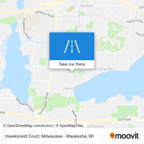 Hawksnest Court map