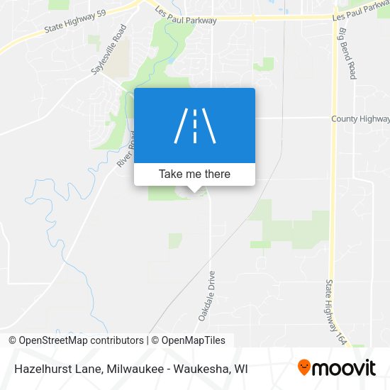 Hazelhurst Lane map