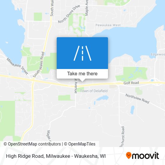 High Ridge Road map