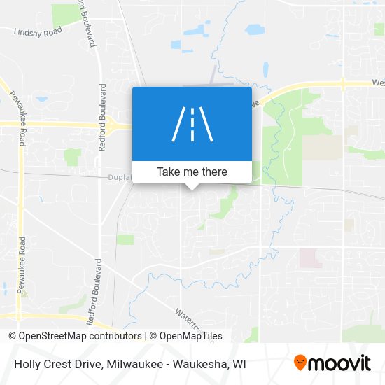 Holly Crest Drive map