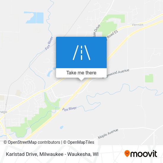 Karlstad Drive map