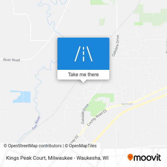Mapa de Kings Peak Court