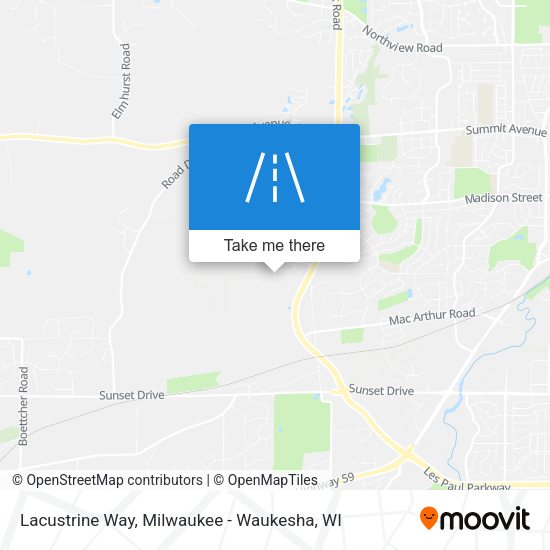Lacustrine Way map