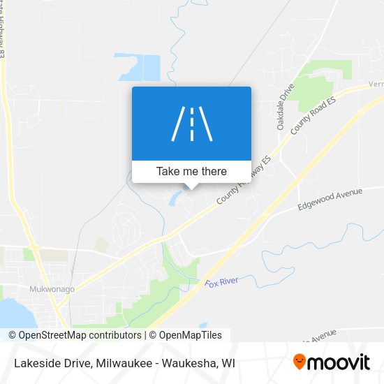 Lakeside Drive map