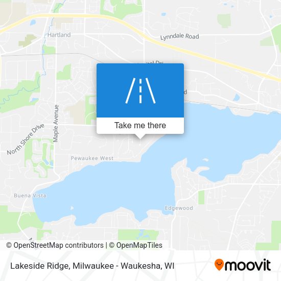 Mapa de Lakeside Ridge