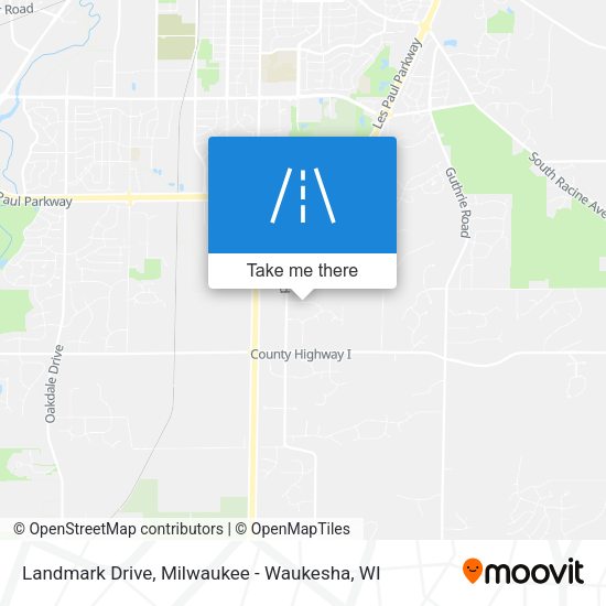 Landmark Drive map