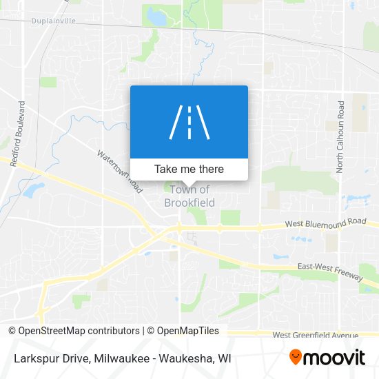 Larkspur Drive map