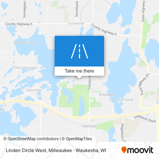Mapa de Linden Circle West