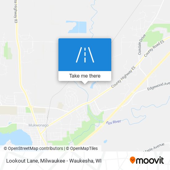 Lookout Lane map