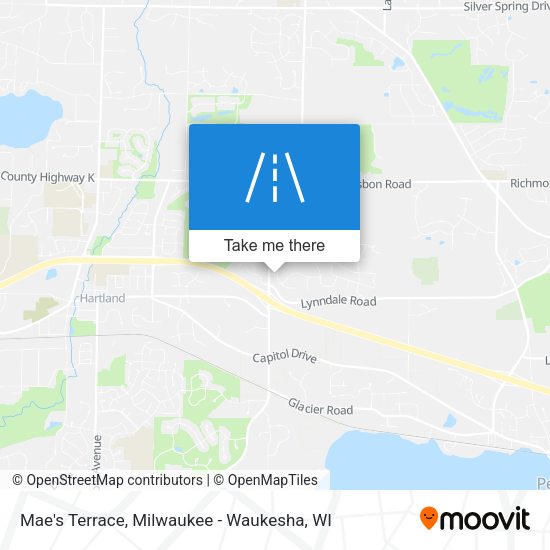 Mae's Terrace map