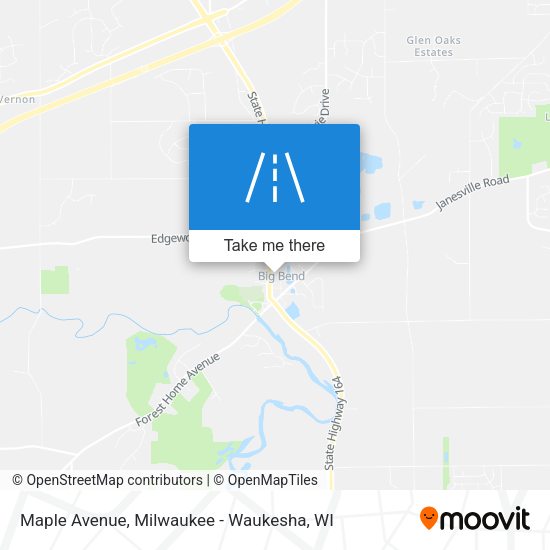 Maple Avenue map