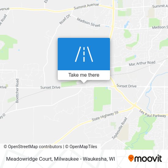 Meadowridge Court map