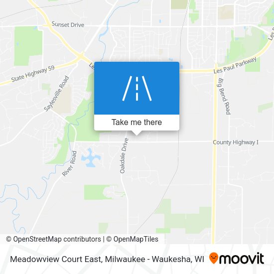 Meadowview Court East map