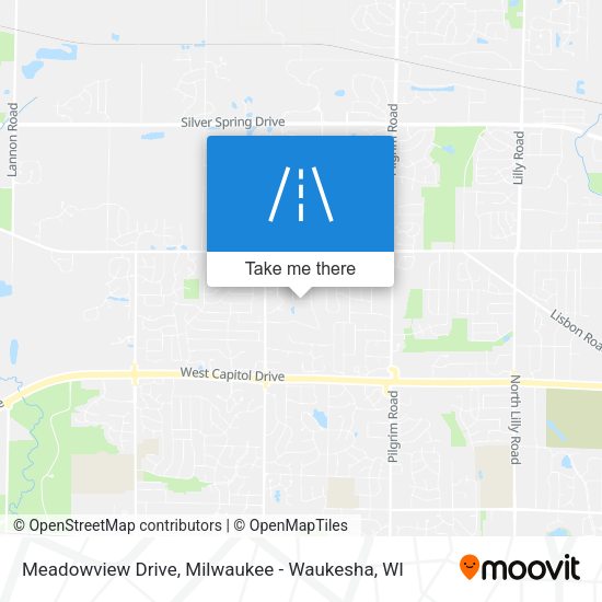 Mapa de Meadowview Drive