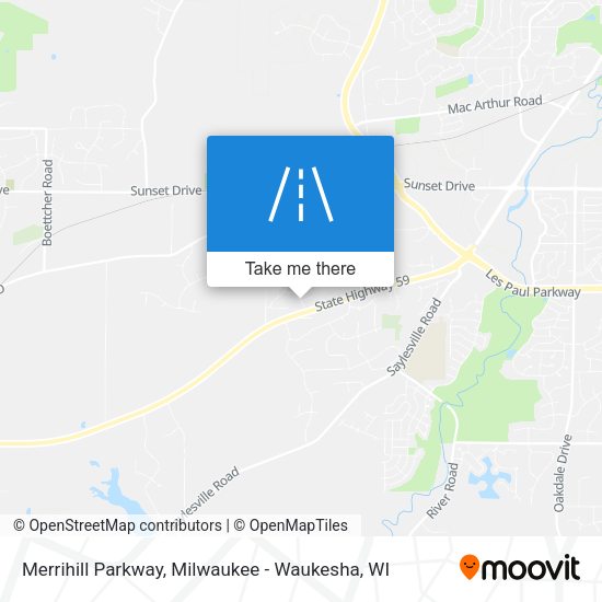 Merrihill Parkway map