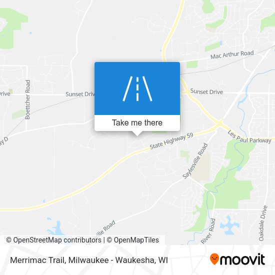 Mapa de Merrimac Trail