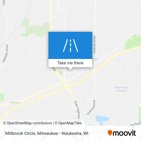 Millbrook Circle map