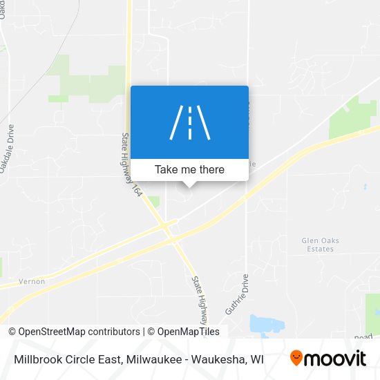 Millbrook Circle East map