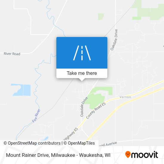 Mount Rainer Drive map