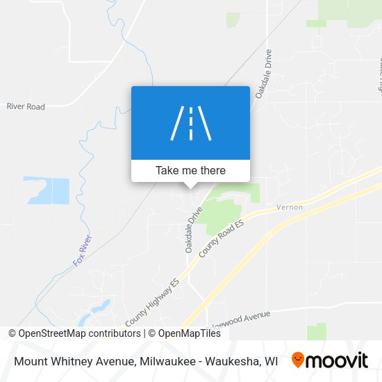 Mount Whitney Avenue map