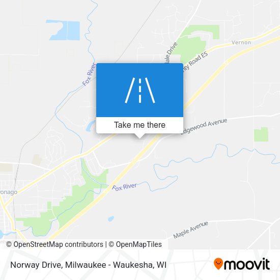 Mapa de Norway Drive