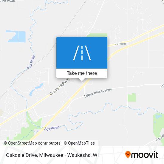 Mapa de Oakdale Drive