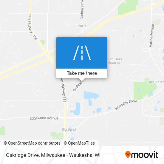 Mapa de Oakridge Drive