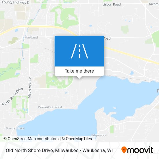 Mapa de Old North Shore Drive