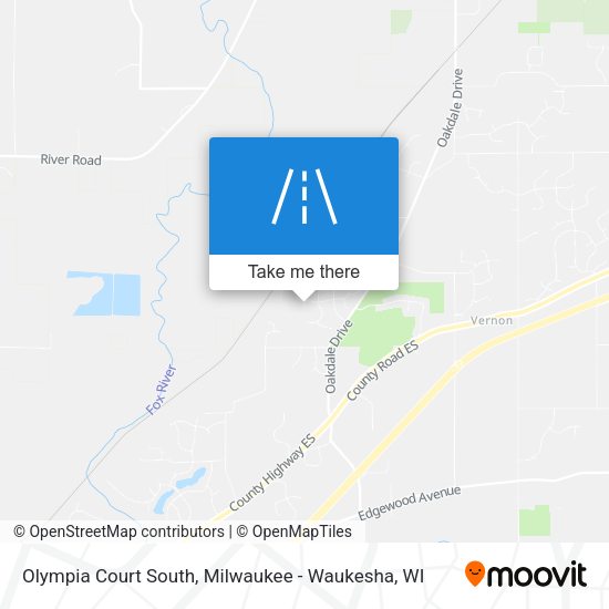 Olympia Court South map