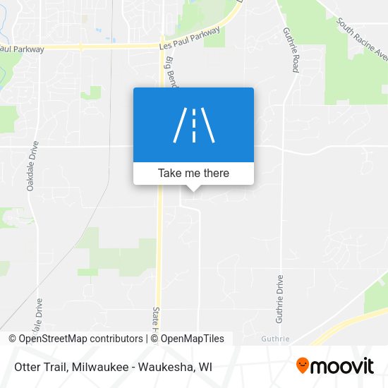 Otter Trail map