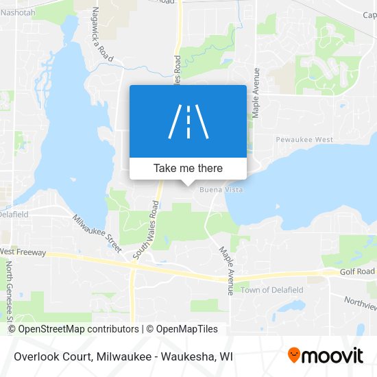 Overlook Court map