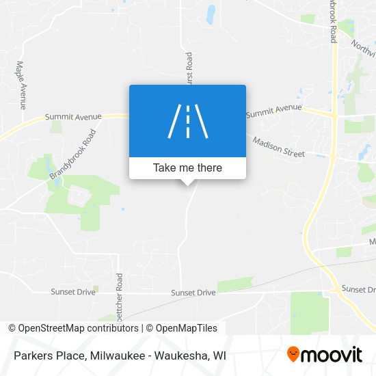 Parkers Place map