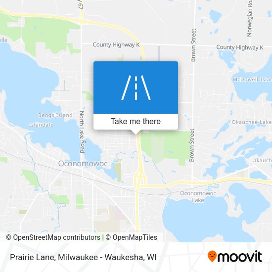 Mapa de Prairie Lane