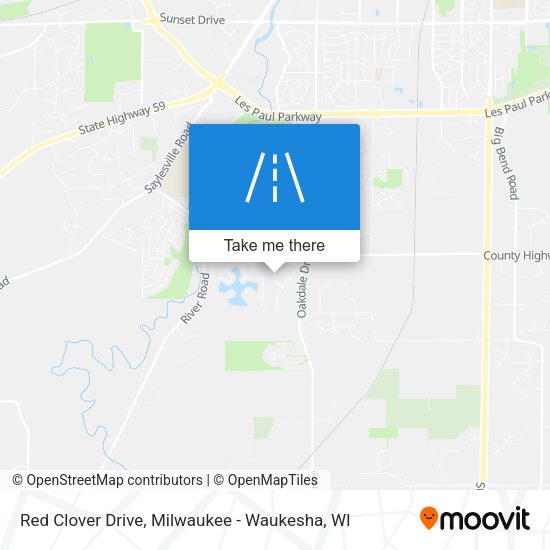 Red Clover Drive map