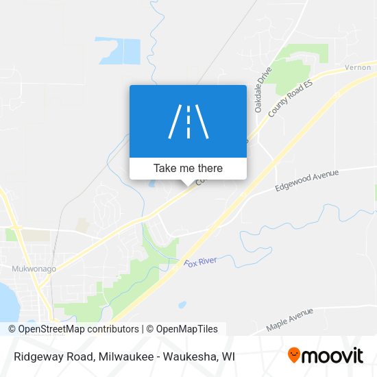 Ridgeway Road map