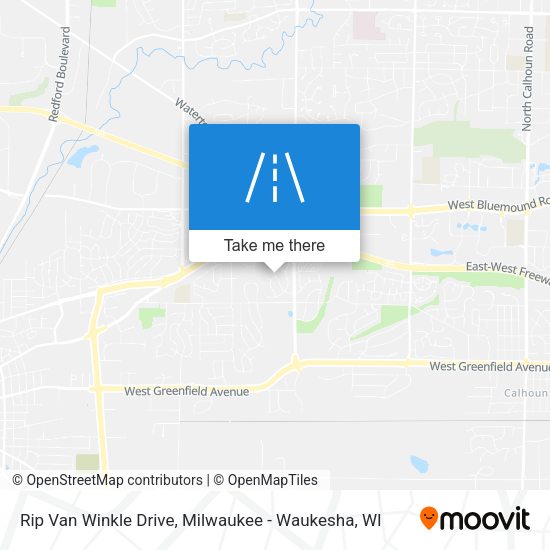 Rip Van Winkle Drive map