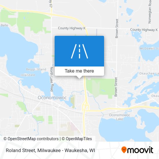 Roland Street map
