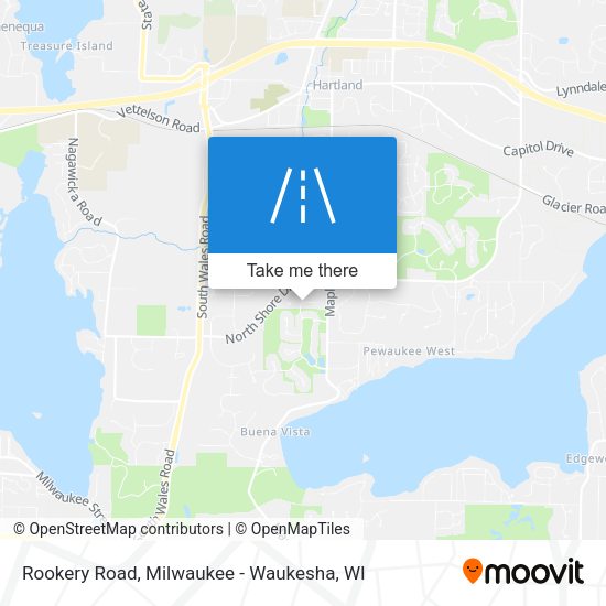 Rookery Road map