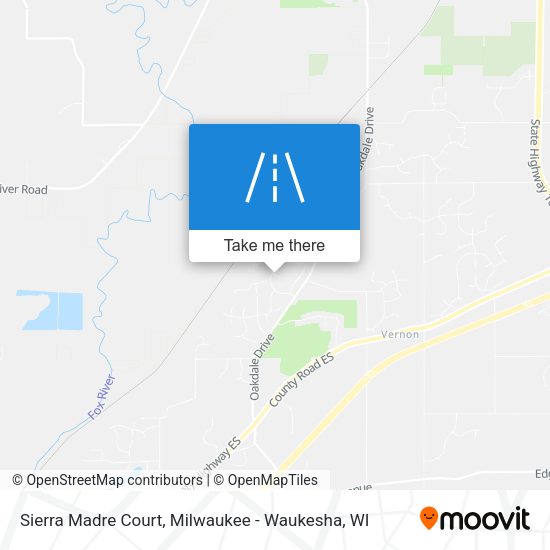 Sierra Madre Court map