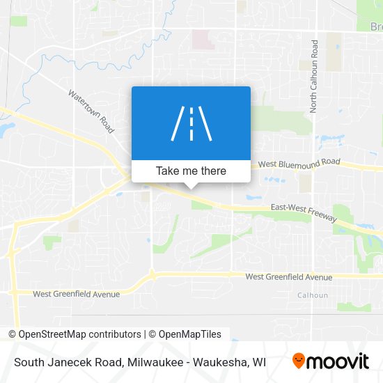 South Janecek Road map