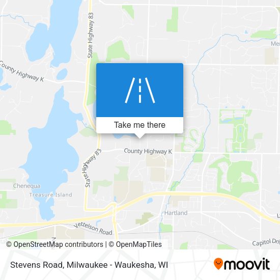 Mapa de Stevens Road