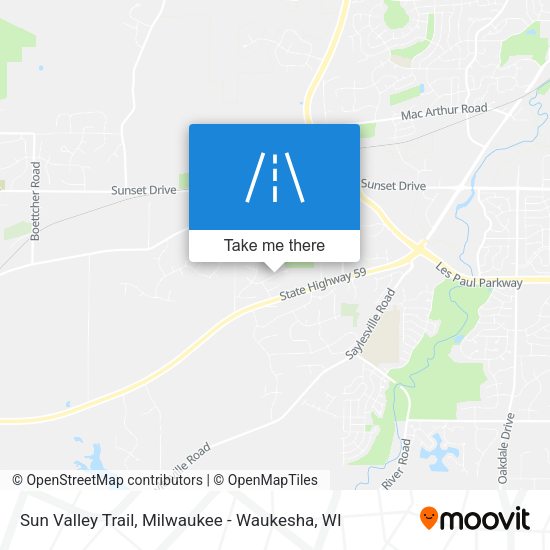 Sun Valley Trail map