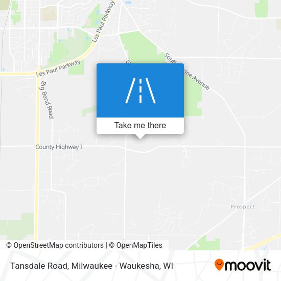 Tansdale Road map