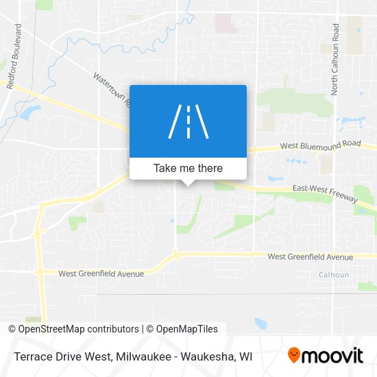 Terrace Drive West map