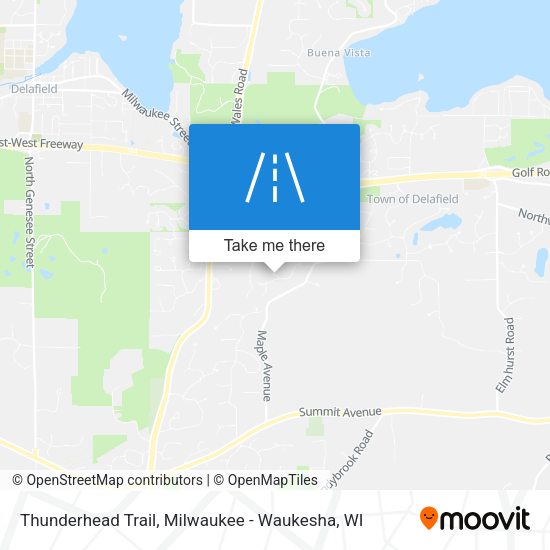 Thunderhead Trail map
