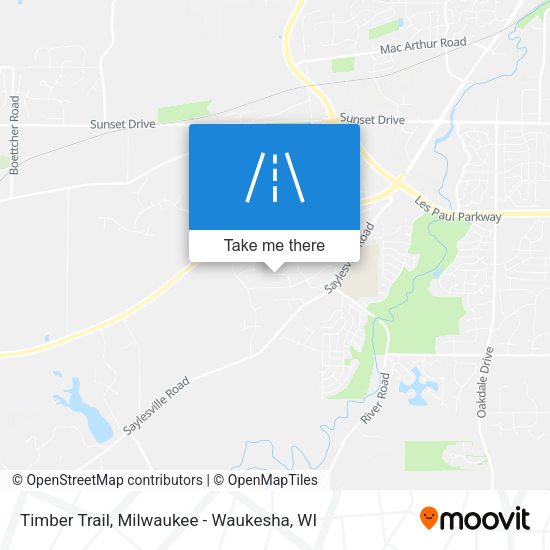 Timber Trail map