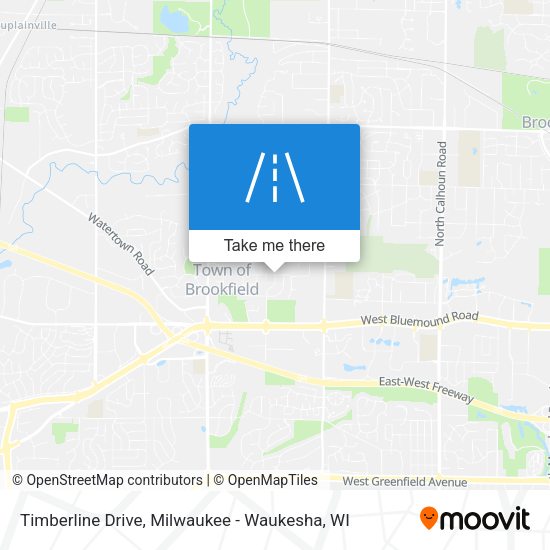 Timberline Drive map