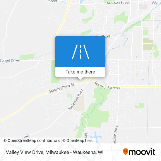 Valley View Drive map