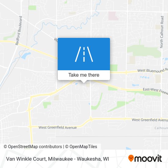 Mapa de Van Winkle Court