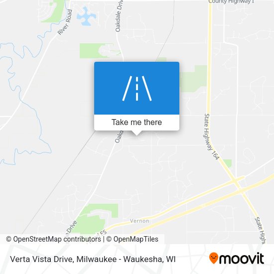 Verta Vista Drive map